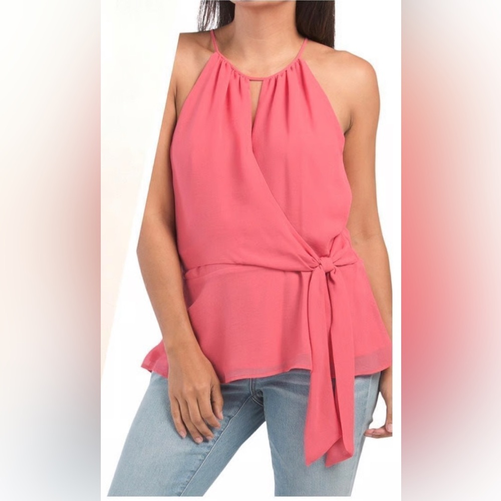 Brand new Vince Camino Elegant Coral Wrap Top
